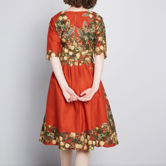 NWT RARE Modcloth Organic Cotton Swing Dress - Picture 4 of 8